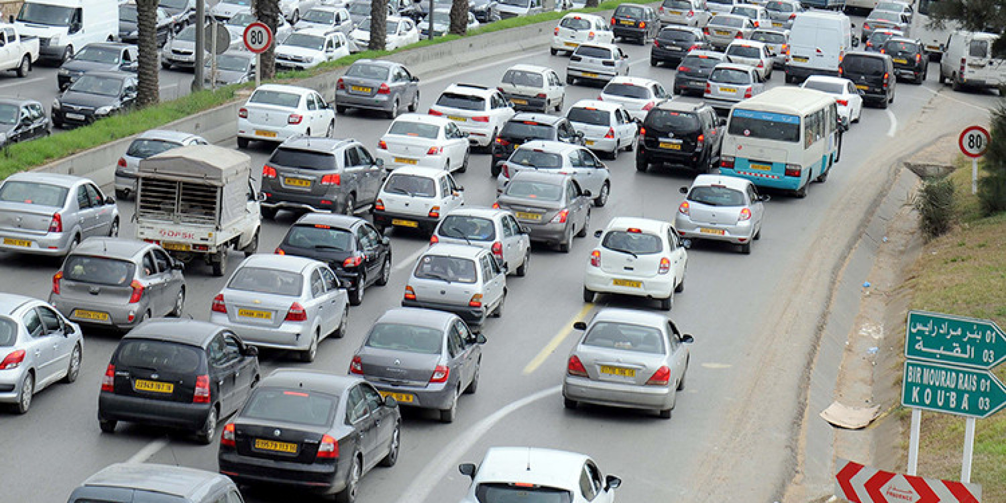 Congestion routière à Alger: plus de 100 points noirs recensés