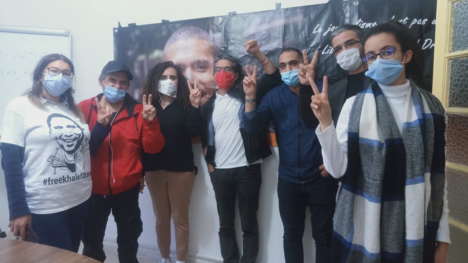 وقفة خالد درارني وسجناء الرأي تستمرّ رغم منعها في دار الصحافة