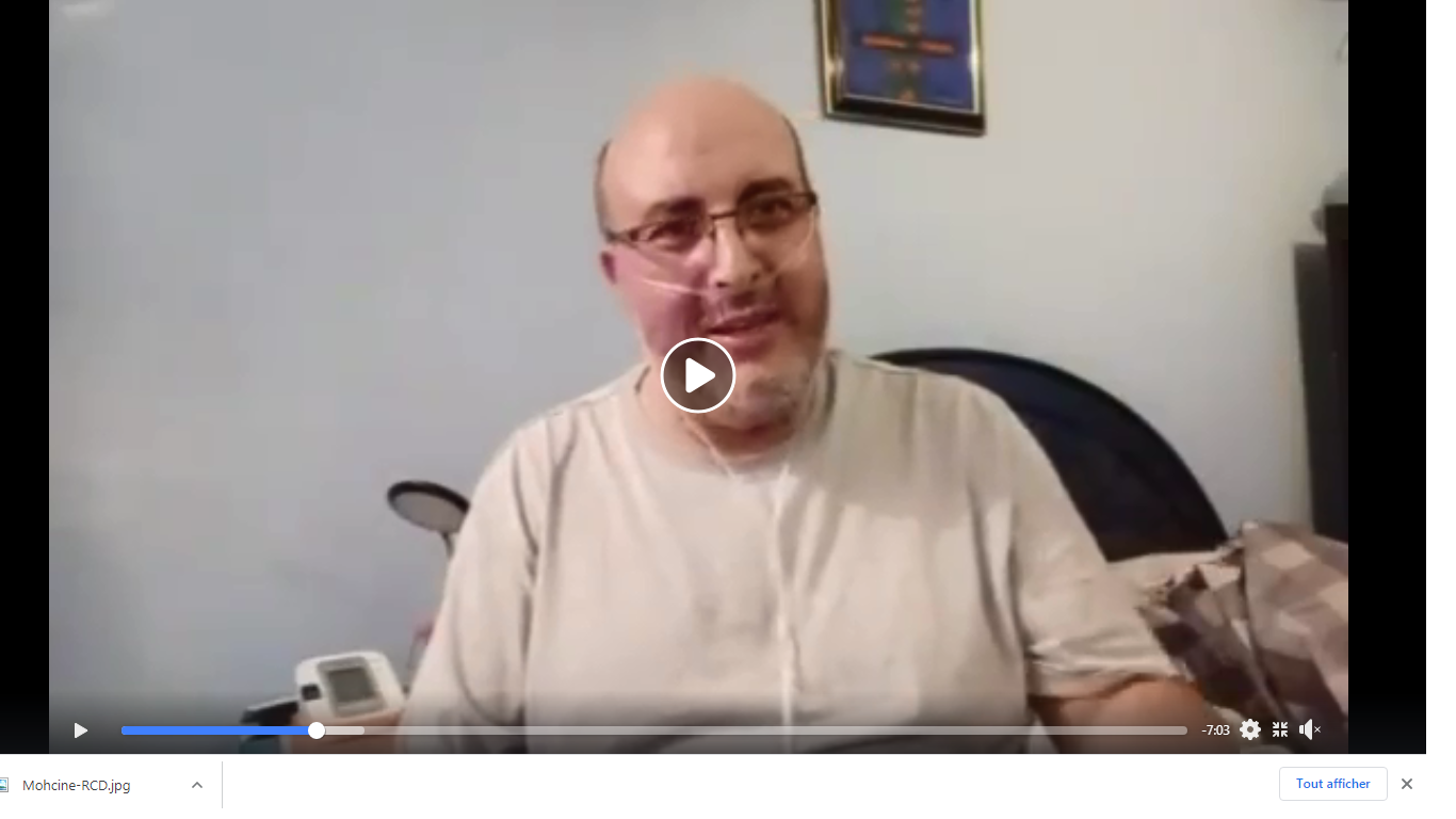 بومالة يعبّر عن موقفه من الدستور في فيديو  يبدو فيه منهكا بسبب كورونا