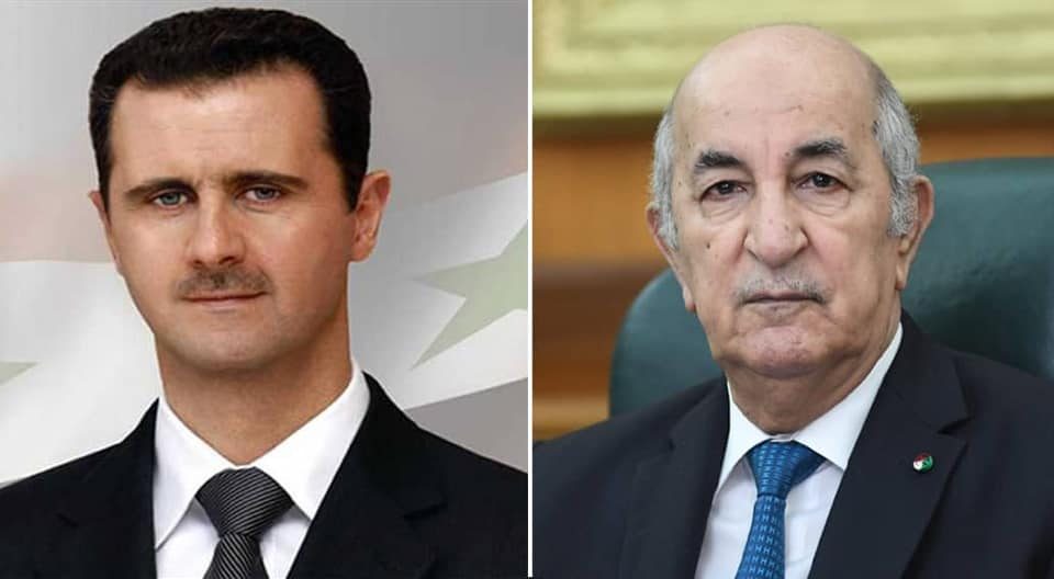 بشار الأسد يراسل تبون