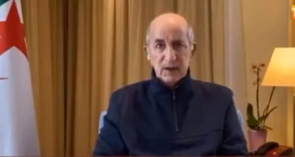 شهرين من الغياب: تبون في أول ظهور له “أتمنى العودة قريباً