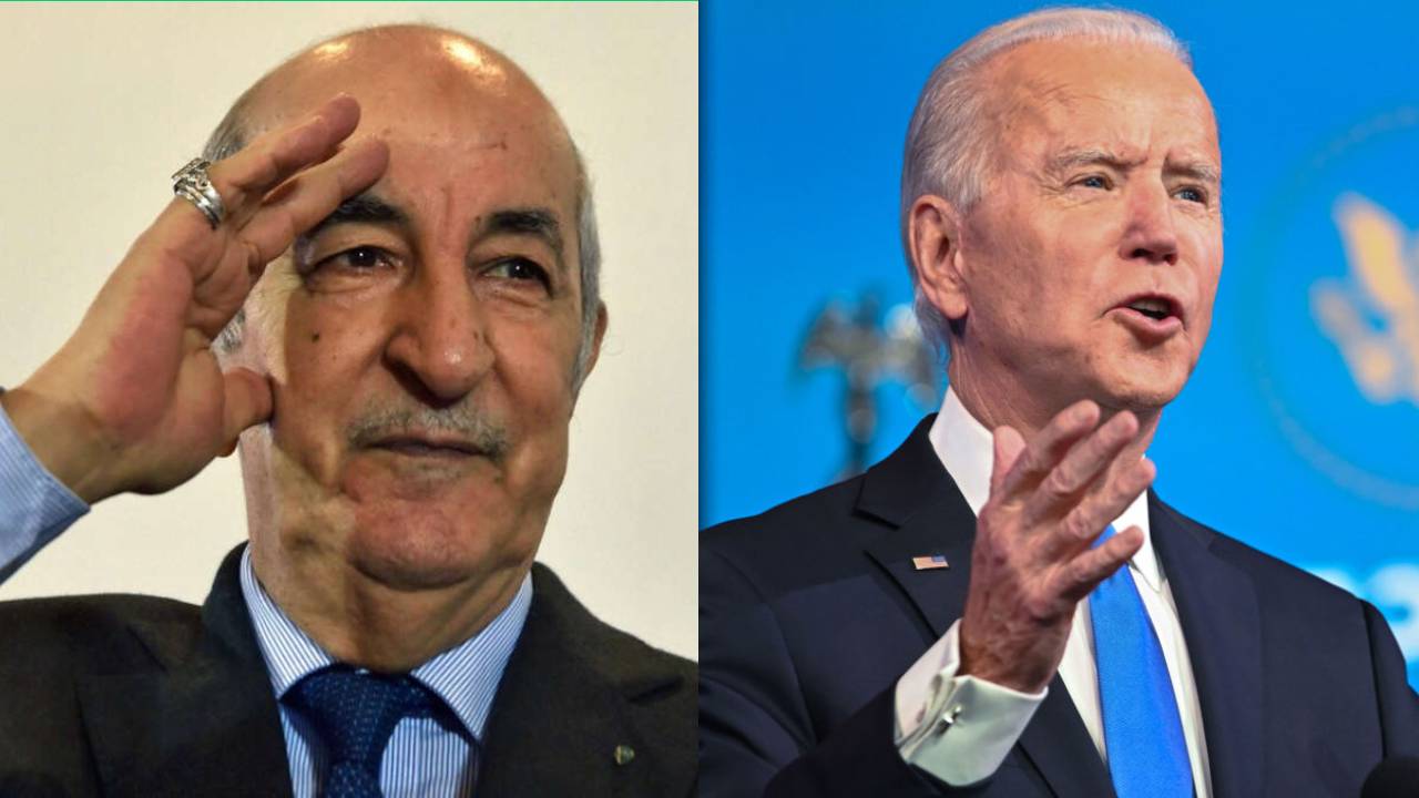 تبون مُخاطباً بايدن: انتخابكم سيمنح أملا كبيرا للعالم