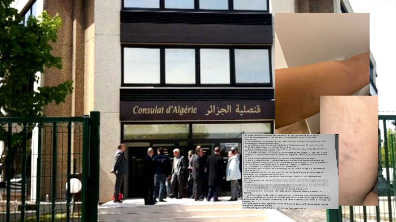 جامعية مقيمة بفرنسا تروي لـ “راديو ام” حادثة ضربها و شتمها ثمّ احتجازها بقنصلية الجزائر في باريس