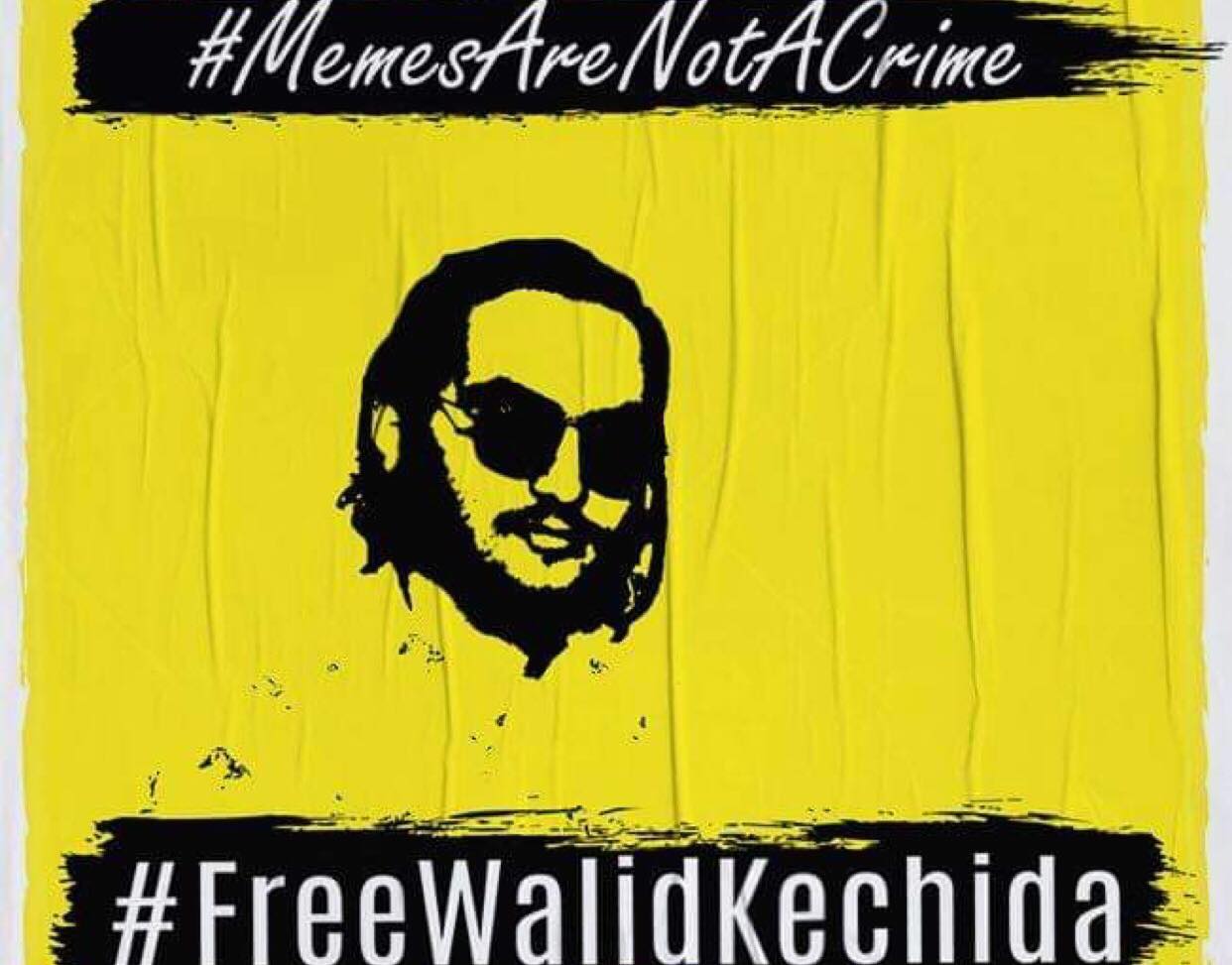 “Memes are not a crime” : une action de solidarité avec Walid Kechida