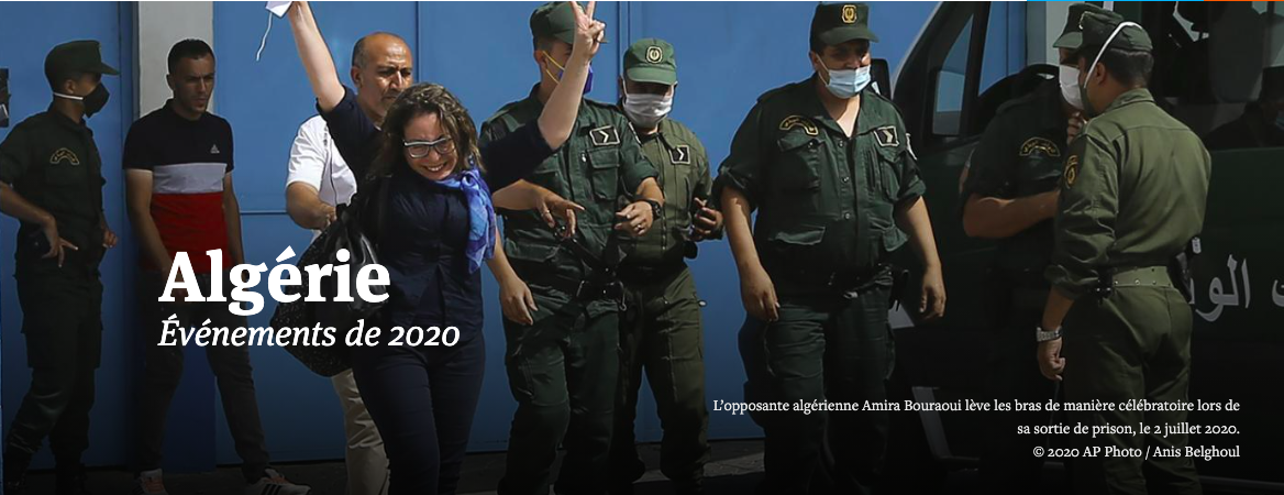 Situation des droits de l’homme en Algérie 2020 : le rapport intégral de Human Rights Watch