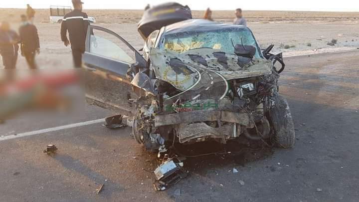 مجزرة مرورية: 7 قتلى من بينهم رعية صيني بالوادي