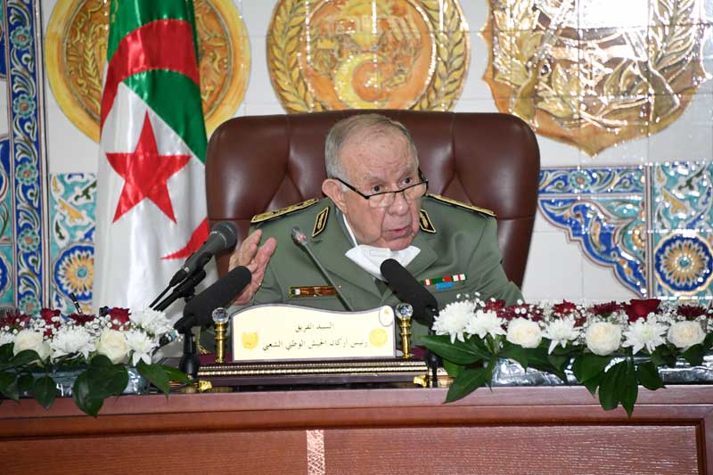 حدود: شنقريحة يُقر بخطورة التحديات التي تواجه الجيش