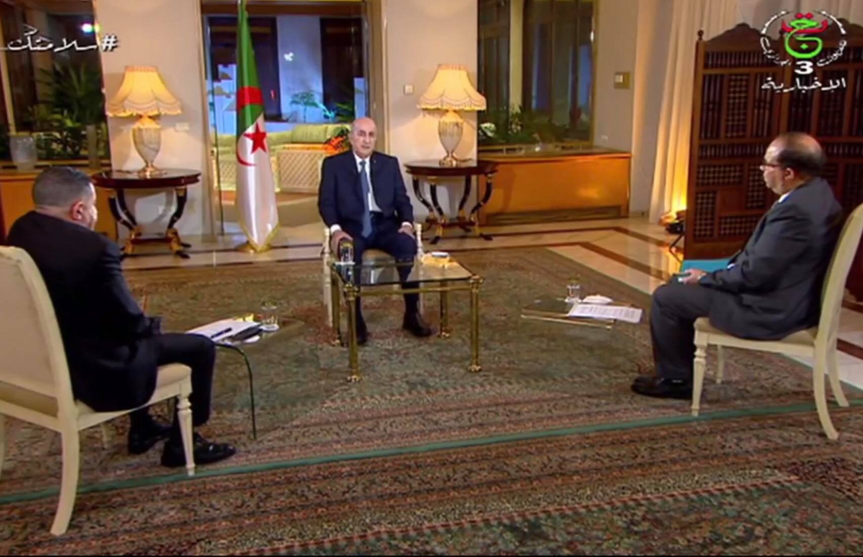 Tebboune : « La reprise des marches n’est pas inquiétante et la libération des détenus n’est pas un aveu de faiblesse »