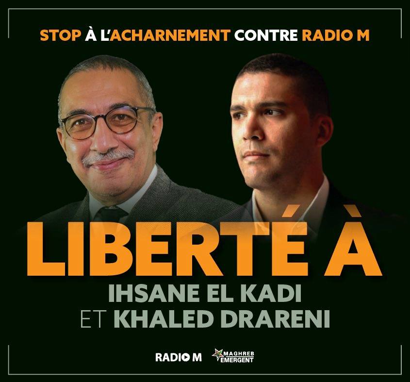 Radio M et Maghreb Emergent exigent la libération de Ihsane El Kadi et Khaled Drareni (communiqué)