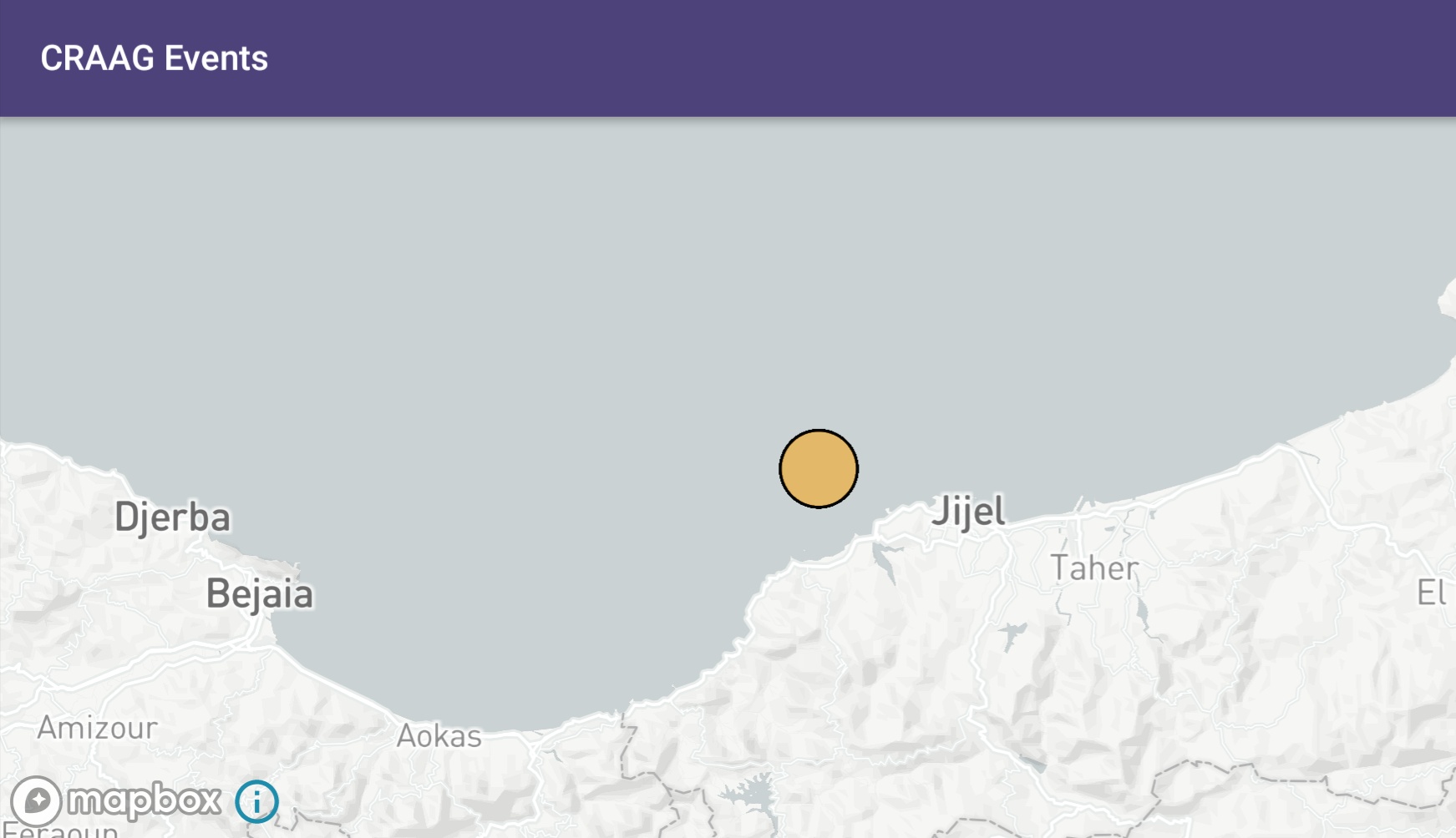 Secousse tellurique à Jijel