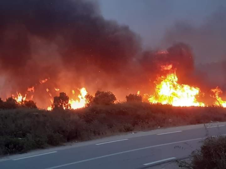 Plus d’une centaine de foyers d’incendies enregistrée ce jeudi (protection civile)