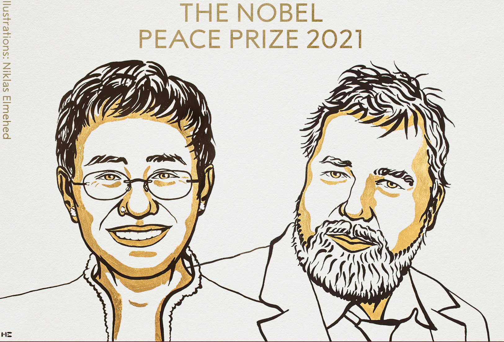 Le Prix Nobel de la paix attribué à deux journalistes