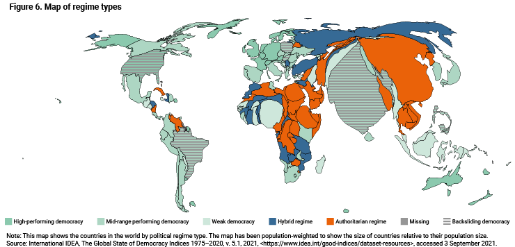 الجزائر ضمن الدول ذات الأنظمة السياسية المستبدة حسب المعهد الدولي للديمقراطية والانتخابات