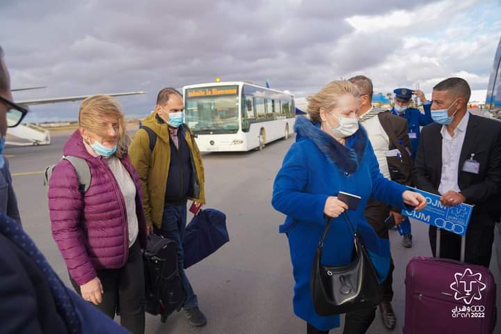 ألعاب البحر الأبيض المتوسط : بداية وصول وفد اللجنة الاولمبية الدولية لوهران