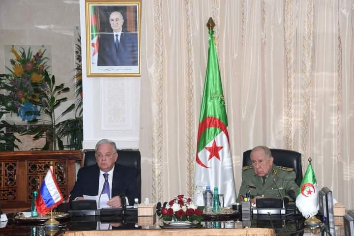 الفريق شنقريحة يستقبل مسؤول عسكري روسي وهذا مضمون اللقاء