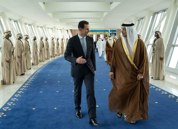 الإمارات تستقبل بشار الأسد في اول زيارة دوليةله منذ 2011