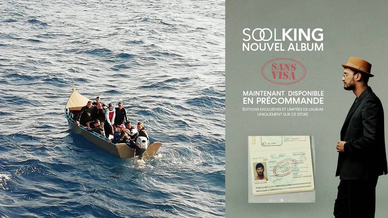 نجم الراب الجزائري “سولكينغ” يُغنّي لـ الحراقة في ألبومه الجديد “بدون تأشيرة”