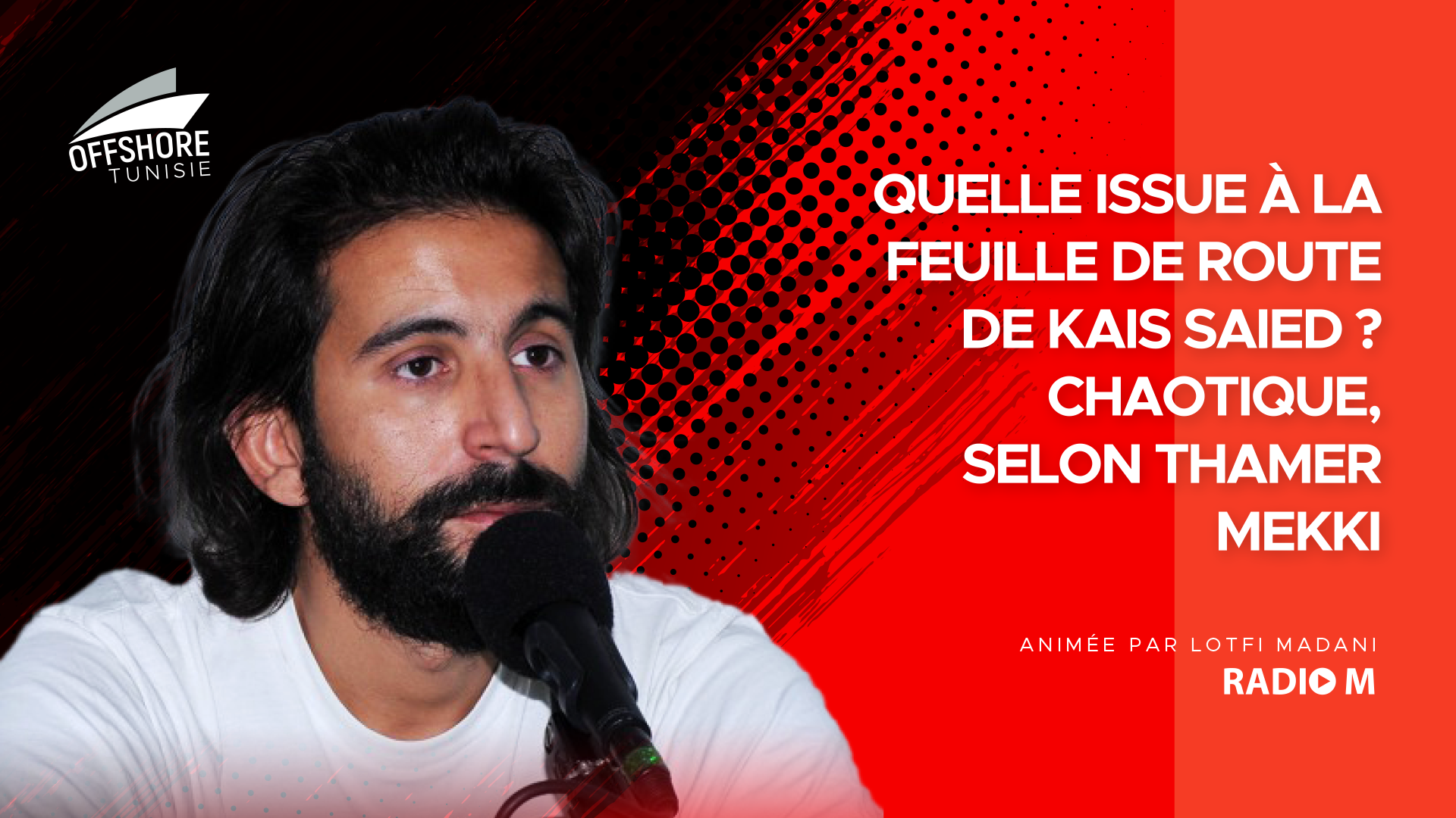 Offshore | Tunisie, quelle issue à la feuille de route de Kais Saied ? Chaotique, selon Thameur Mekki