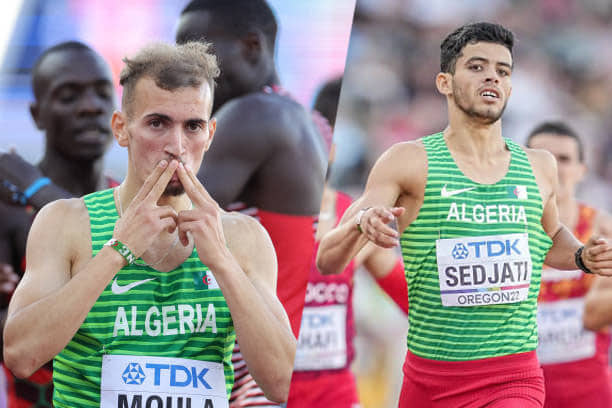 800 M : Djamel Sedjati et Slimane Moula pour un doublé algérien anthologique à Eugene