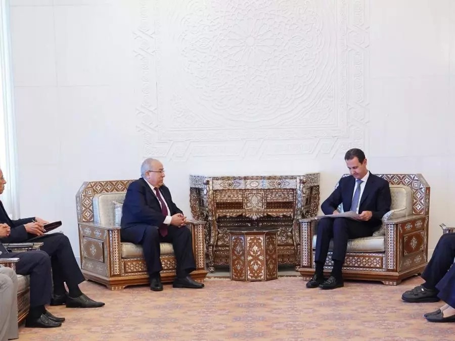 لعمامرة لبشار الأسد : “العالم العربي بحاجة لسوريا وليس العكس” ￼