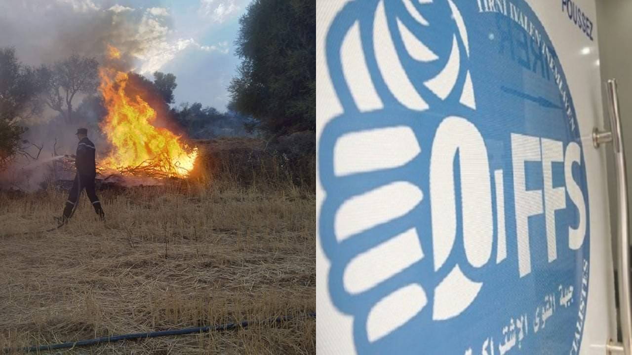حرائق: الأفافاس يُطالب بتحقيق مُعمّق وتبني استراتيجية وطنية للتدخل خلال الكوارث