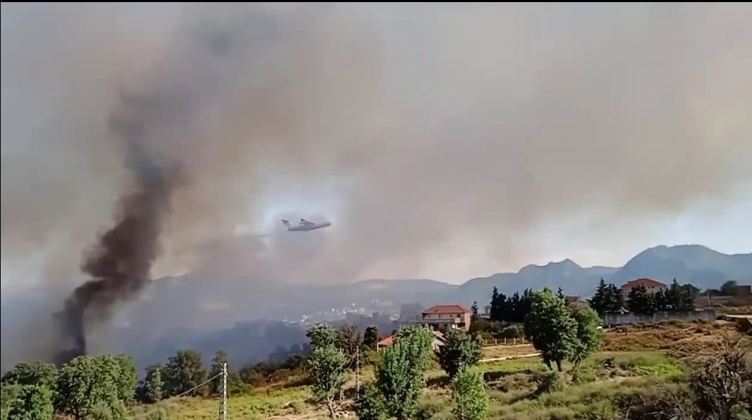 تيزي وزو: السيطرة على حريق ضخم بمعاتقة وحريق تفريت يُتلف 40 هكتار من الغابات