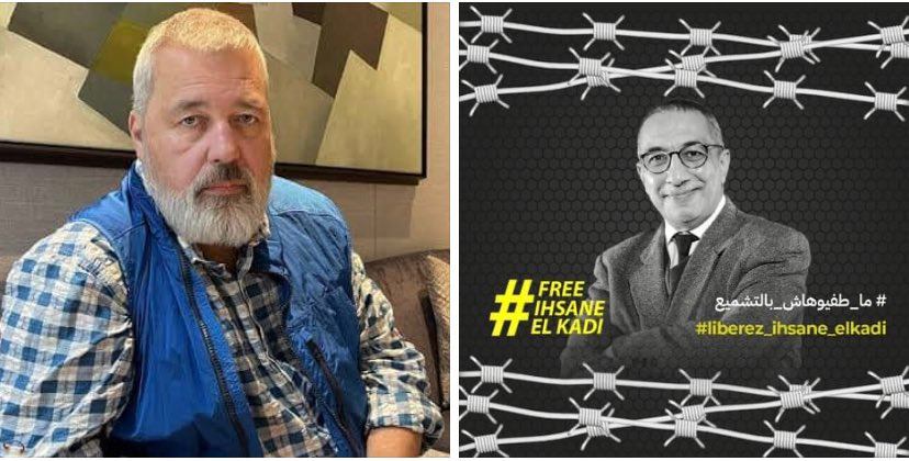 الصحفي الروسي الحائز على نوبل للسلام و 16مدير مؤسسة إعلامية دولية يتجندون للدفاع عن الصحفي القاضي إحسان