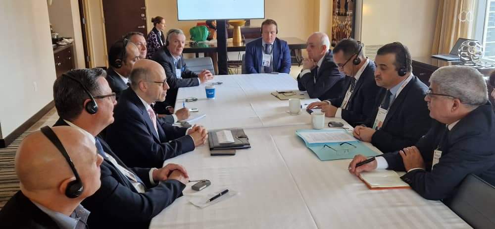 عرقاب يلتقي مع كبار المسؤولين الأمريكيين ورؤساء الشركات