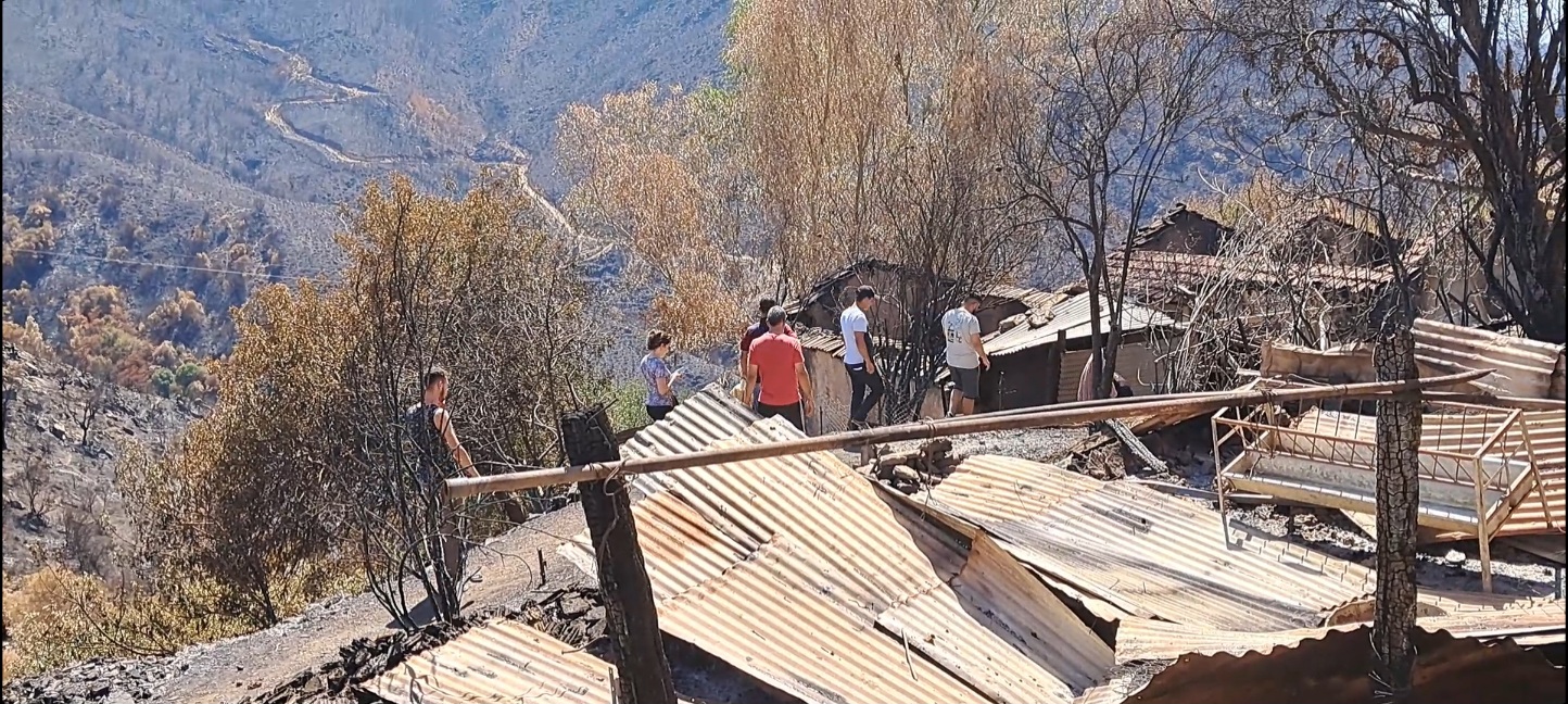 روبرتاج: “راديو آم” تزور ضحايا الحرائق في القرى الجنوبية لبومرداس