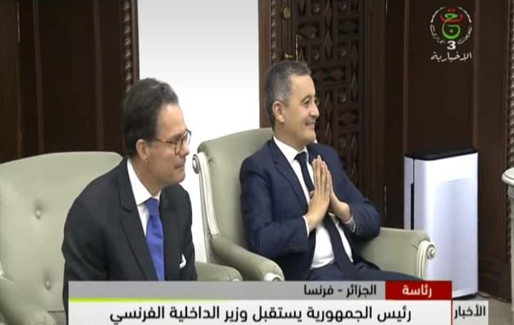 Algérie-France : Gérald Darmanin reçu par Abdelmadjid Tebboune