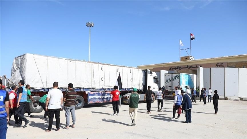 187 camions d’aide humanitaire arrivent à Gaza malgré le blocus
