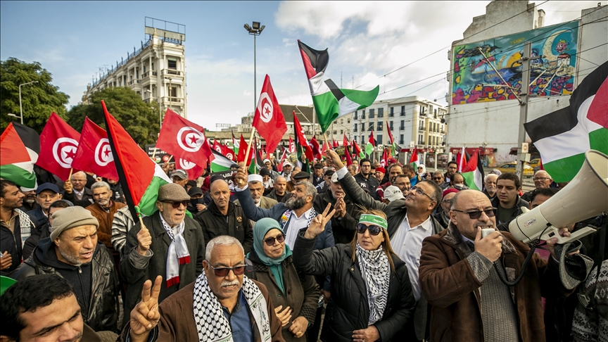 الجزائر قبلة الثوار توّدع 2023 بمسيرة واحدة دعماً لغزة