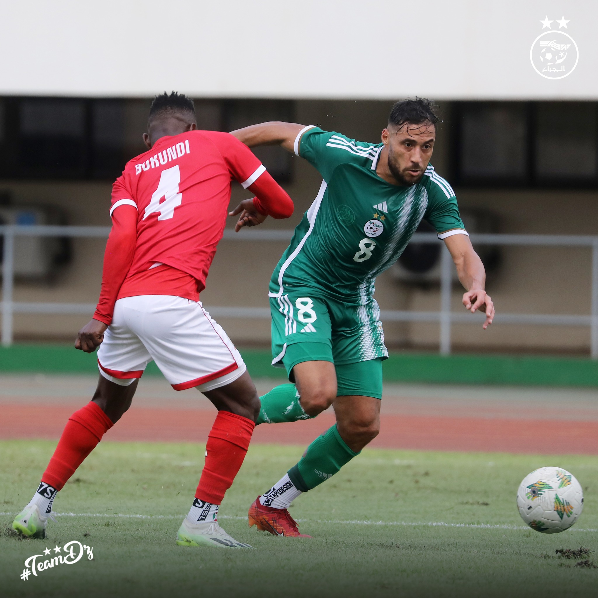 الخضر يدكون بورندي ودّياً برباعية نظيفة