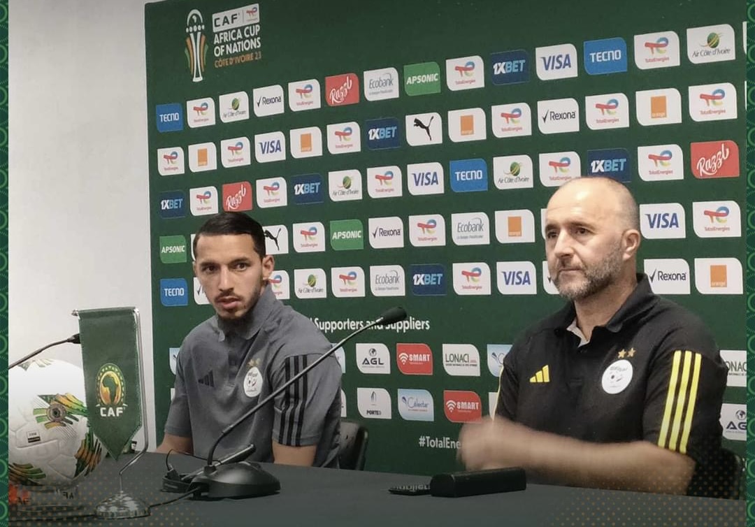 بلماضي في ندوة صحفية:” نحن مركزون على مباراة بوركينافاسو  ومنتقدي محرز نعرفهم “