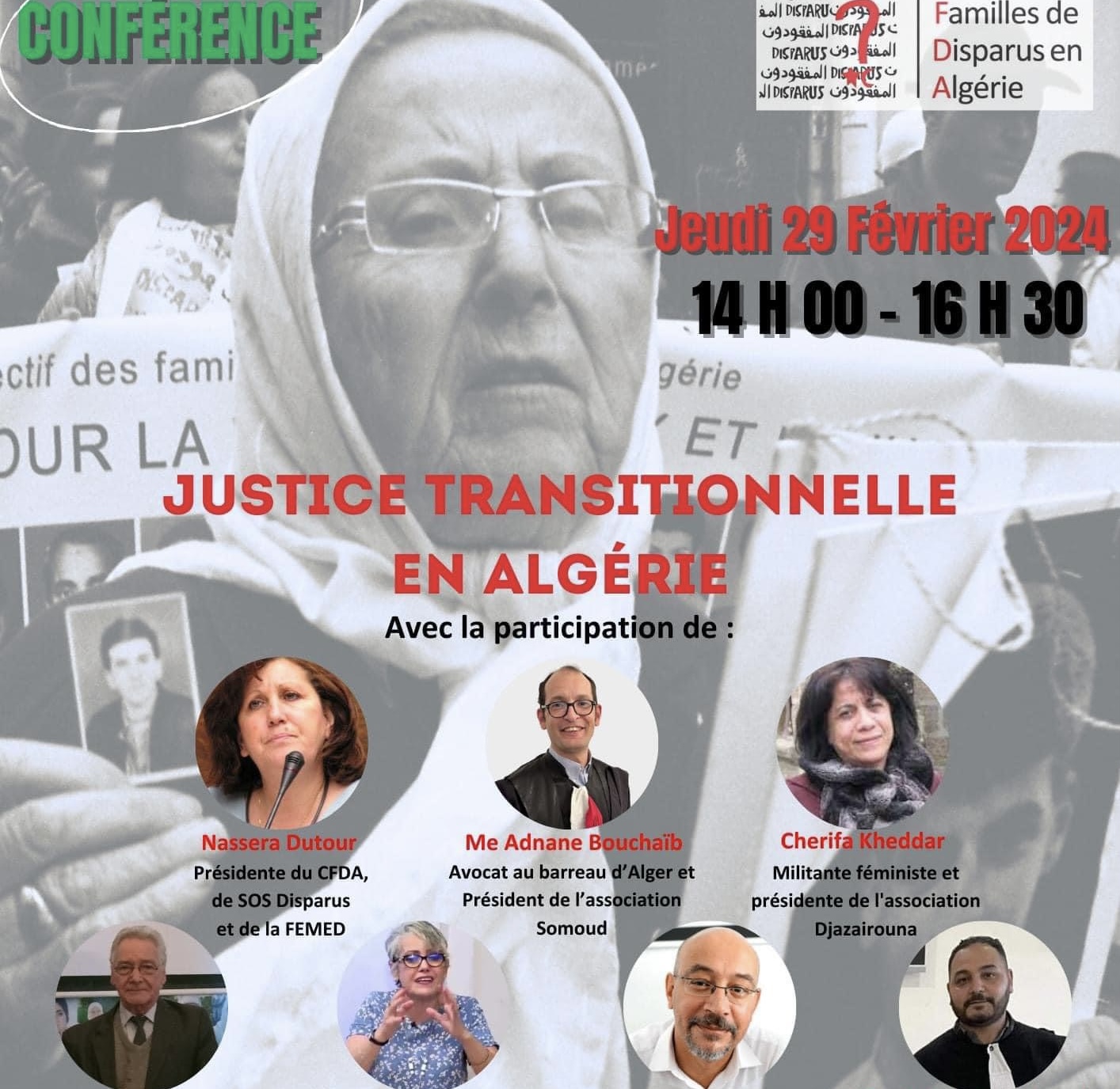 Une conférence sur la justice transitionnelle empêchée à Alger