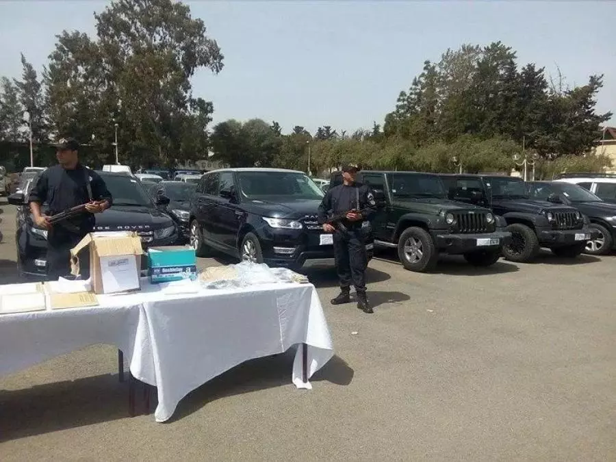 DGSN : récupération de 25 véhicules volés et arrestation de 14 individus