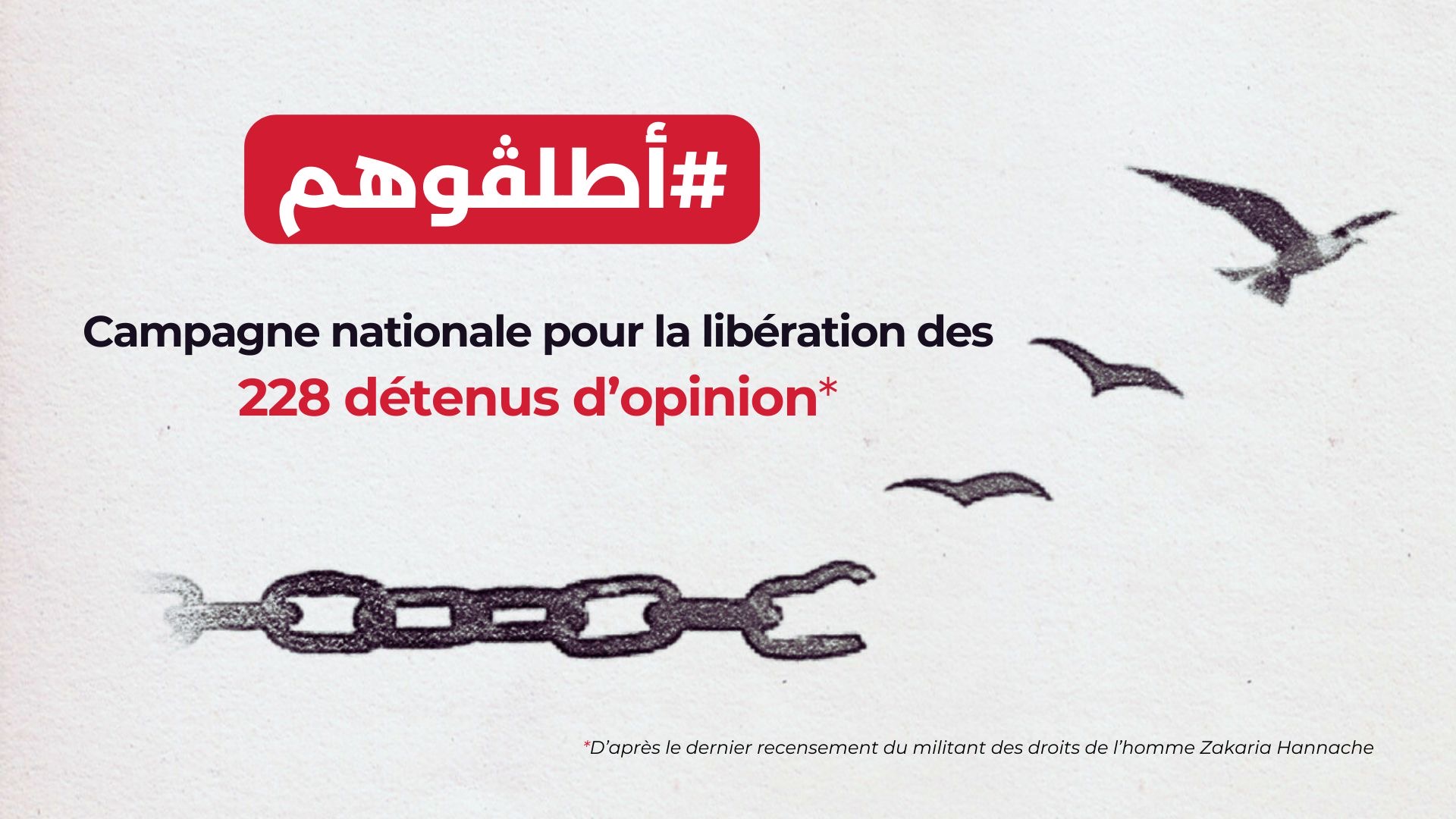 Campagne nationale de mobilisation pour la libération des 228 détenus d’opinion