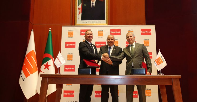 سونطراك توقّع اتفاقية مبدئية مع “إكسون موبيل” الأمريكية