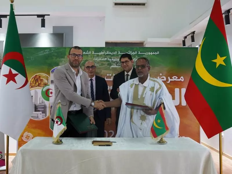 signature de sept mémorandums d’entente entre des opérateurs économiques algériens et mauritaniens