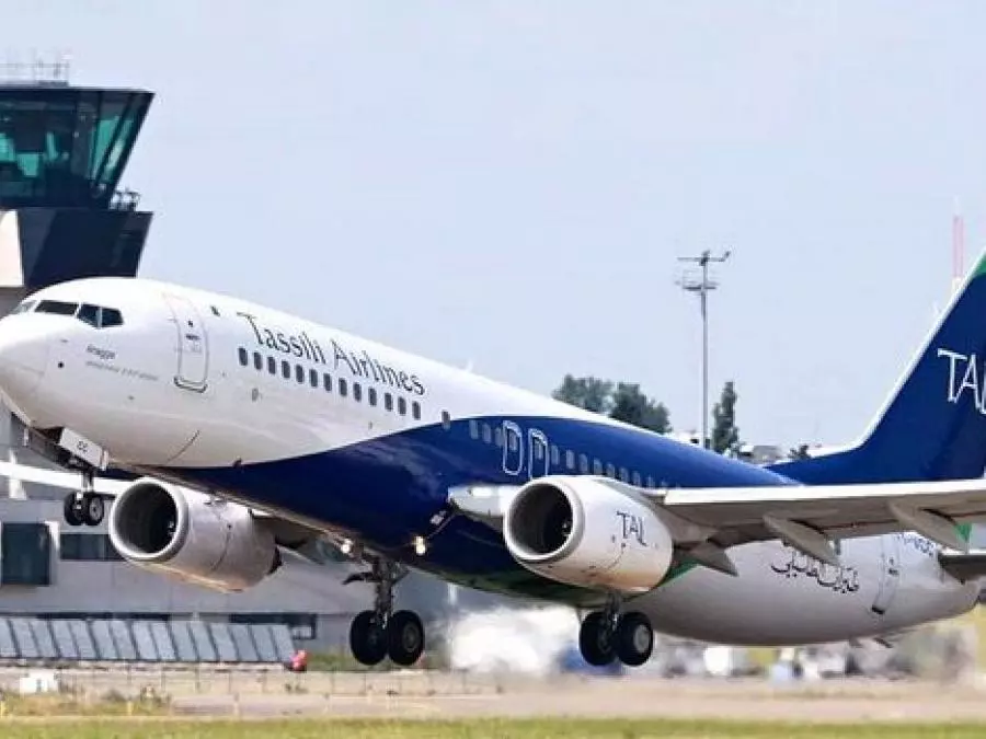 طاسيلي للطيران: إطلاق خطين جديدين نحو الجنوب   