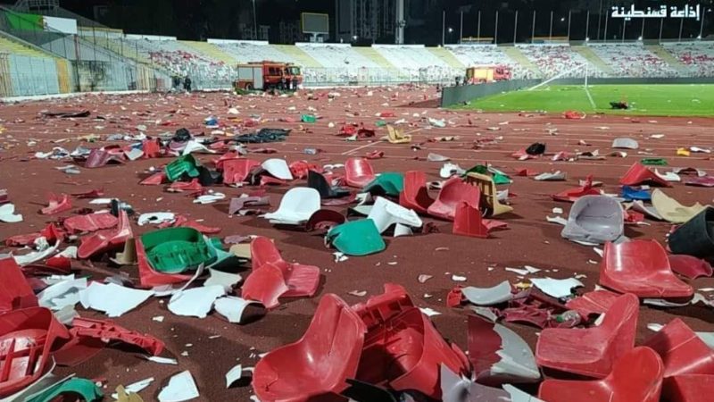 أحداث الشغب بملعب حملاوي بقسنطينة : إيداع  37 مناصراً الحبس المؤقت